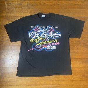 Vintage 1999 Las Vegas Motor‎ Speedway Extreme Racing T-shirt XL